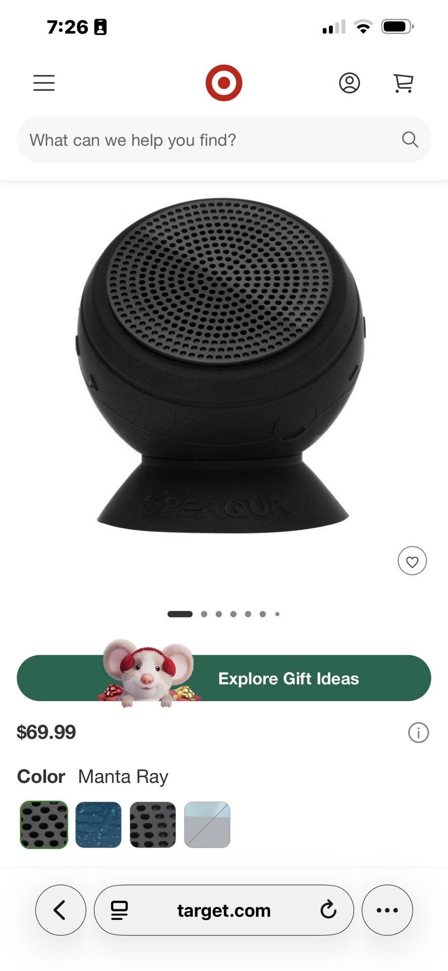 Speaqua Barnacle 2.0 Portable Waterproof Bluetooth Speakers