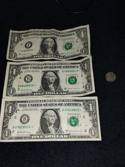 Coin Silver And Star Note Bills Collection