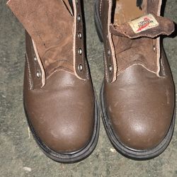 Men's Size 7.5 Red Wing Steel Toe Boots