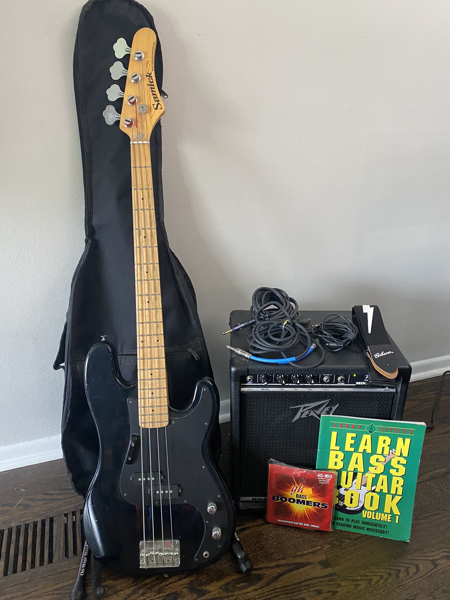 Bass Guitar and Amp Package