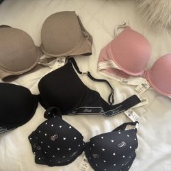 4 PINK BRAND NEW BRAS 
