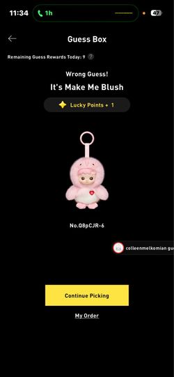 Pop Mart Make Me Blush Plush Keychain, Dear Birds Series
