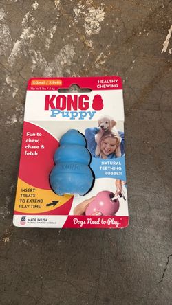 Kong puppy chewing toy