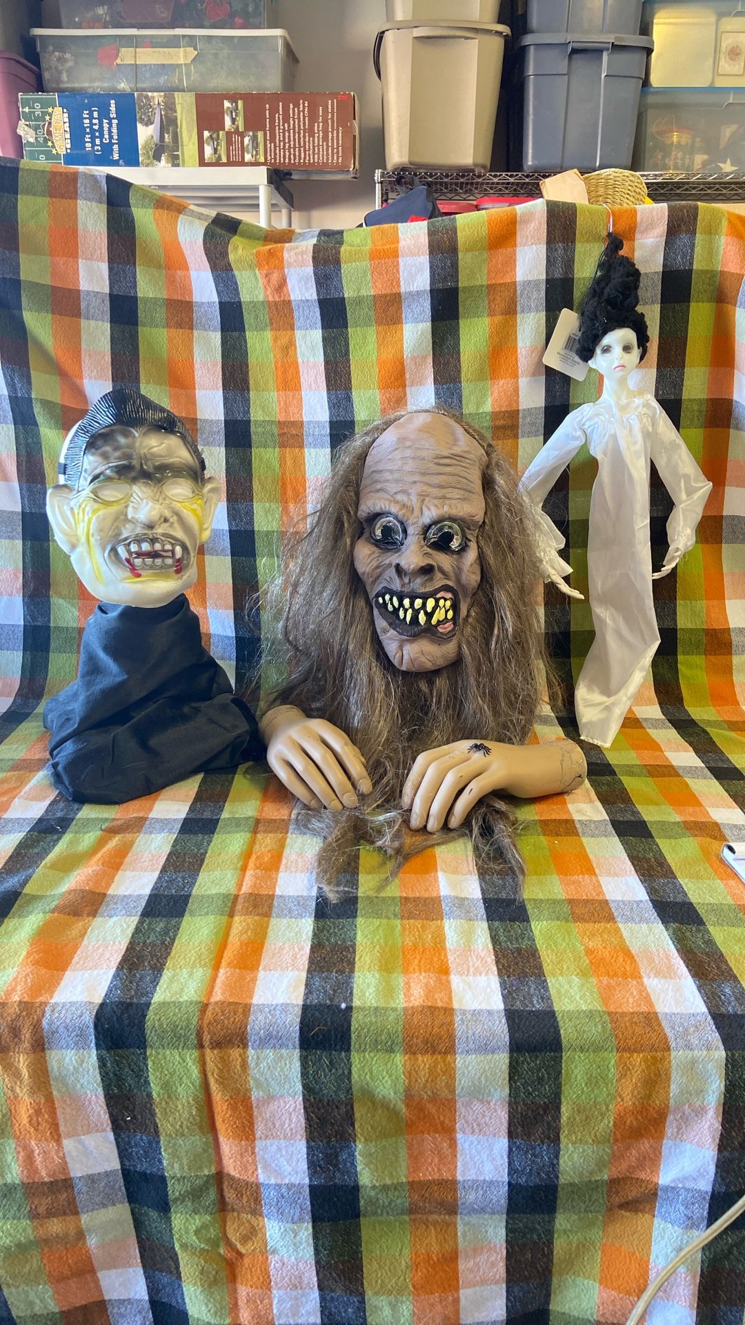 Halloween Masks And Some Helping Hands