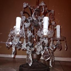 Antique French Girandole Table Chandeliers