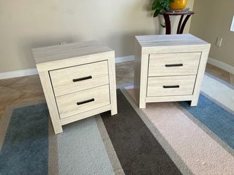 Two Brand New 2 Drawer Nightstands