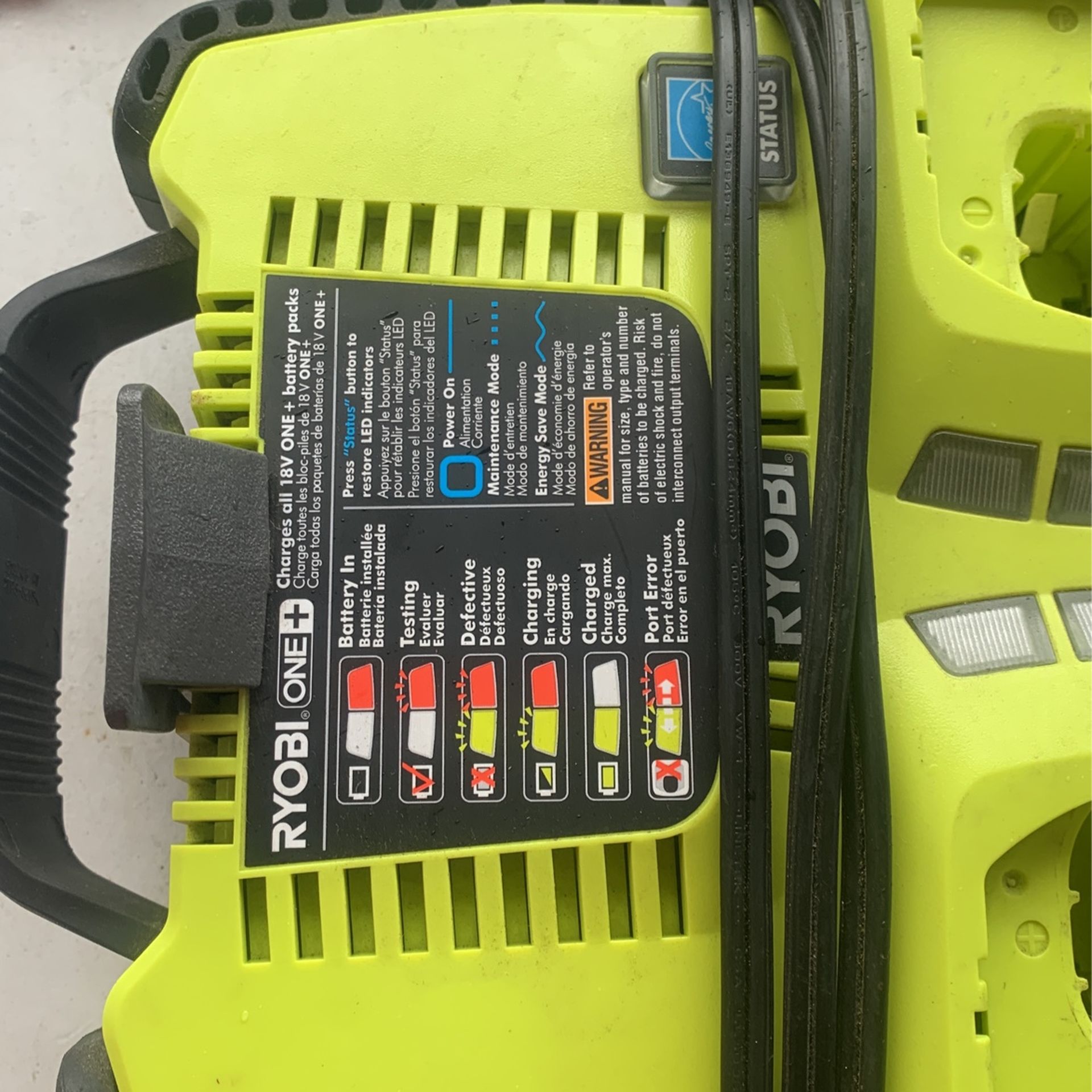 Ryobi Six Port Charging Base