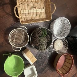 Assorted Decorative Baskets