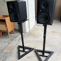 MR624 Studio Monitors With Stands