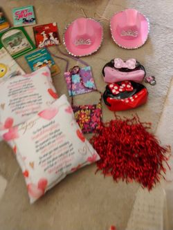 Girl purses and pillows