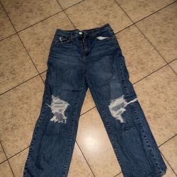 Ripped Baggy/Tight  Jeans