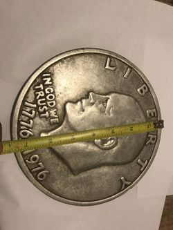 Original metal dollar coin