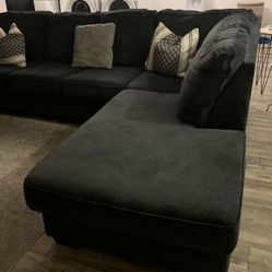 Dark Grey Sectional Couch