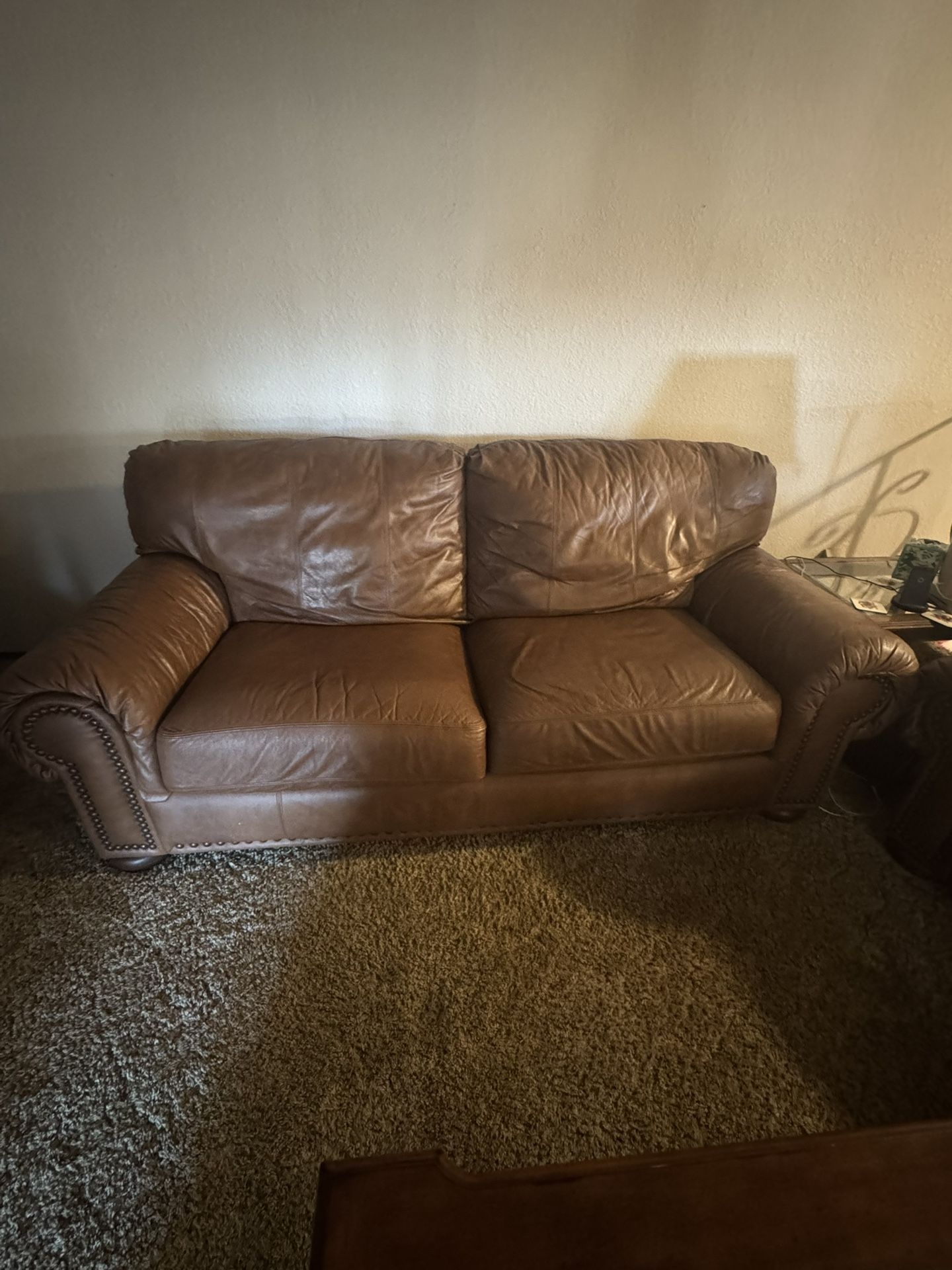 Leather Couch Set