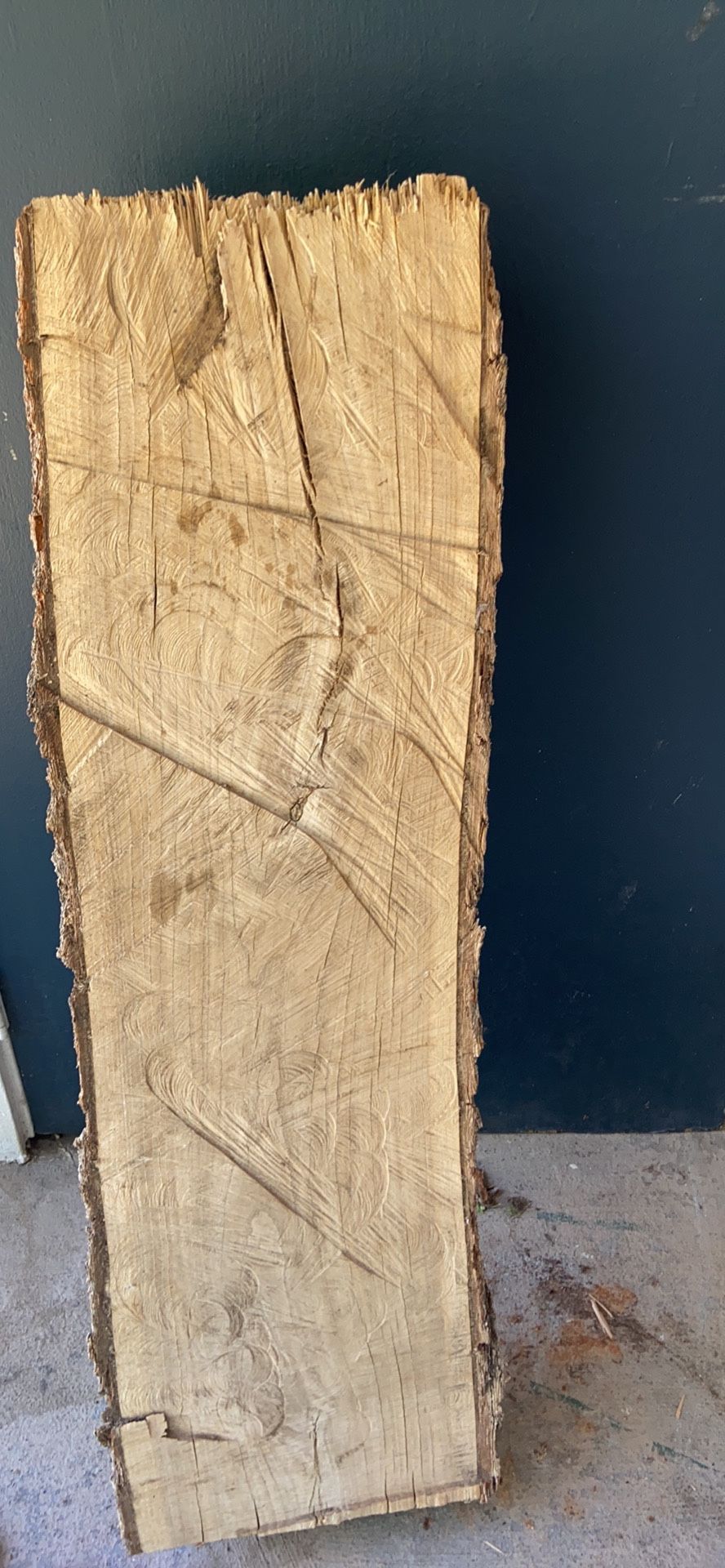 Wood Slab Great For A Bench Project