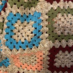 Crocheted blanket