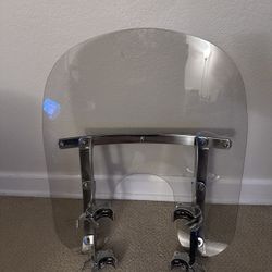 Motorcycle Windshield (Wind Splitter Quick-Release Compact 18 in. Windshield)