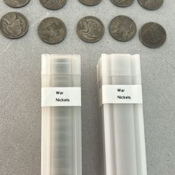 110 War Nickels 35% Silver