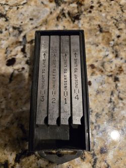 Ridgid Universal Pipe Dies 1/4" - 3/8"