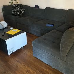 Used Couch Dark Blue 