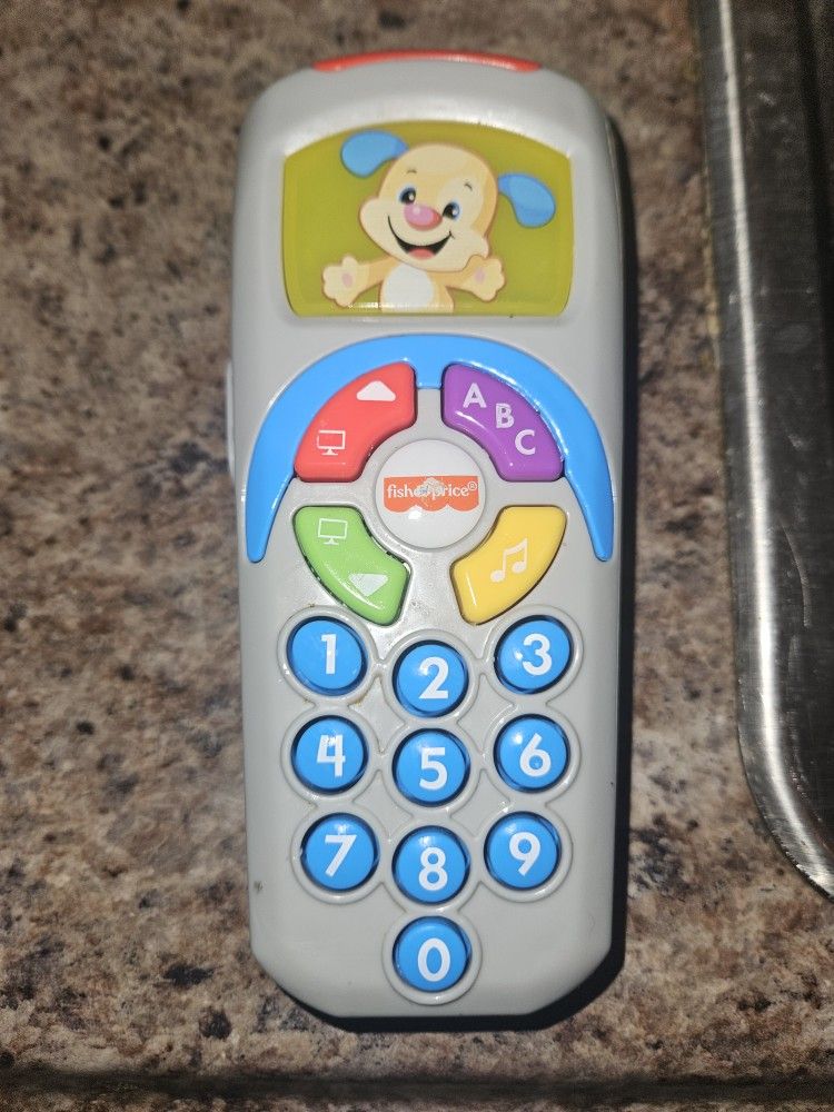 Fisher Price Baby, toddler, small child learning toy remote