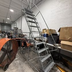 11 Step Rolling Ladder