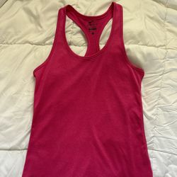 Nike Women’s Dry Fit Pink Tank Top Exercise Shirt Size Small