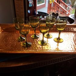 Vintage Glass Goblets