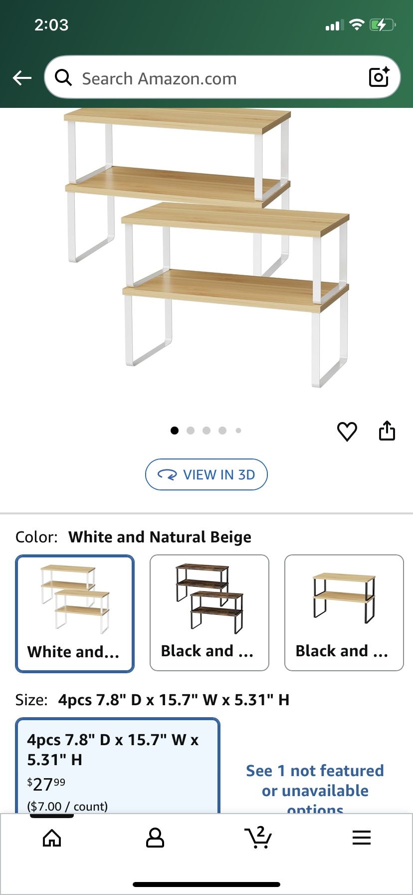 Cabinet Shelf Organizers,