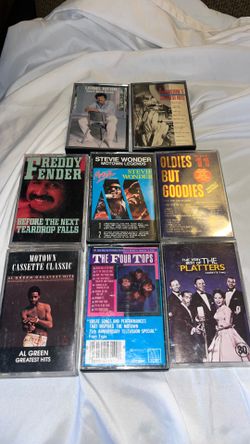 Cassette tapes a total of 8 all for $25
