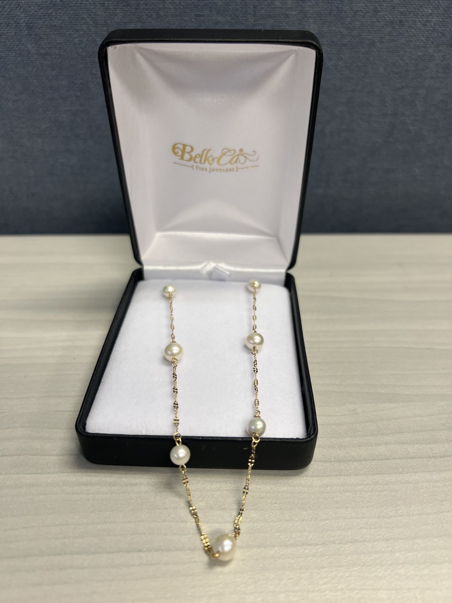 Pearl Necklace - 14k