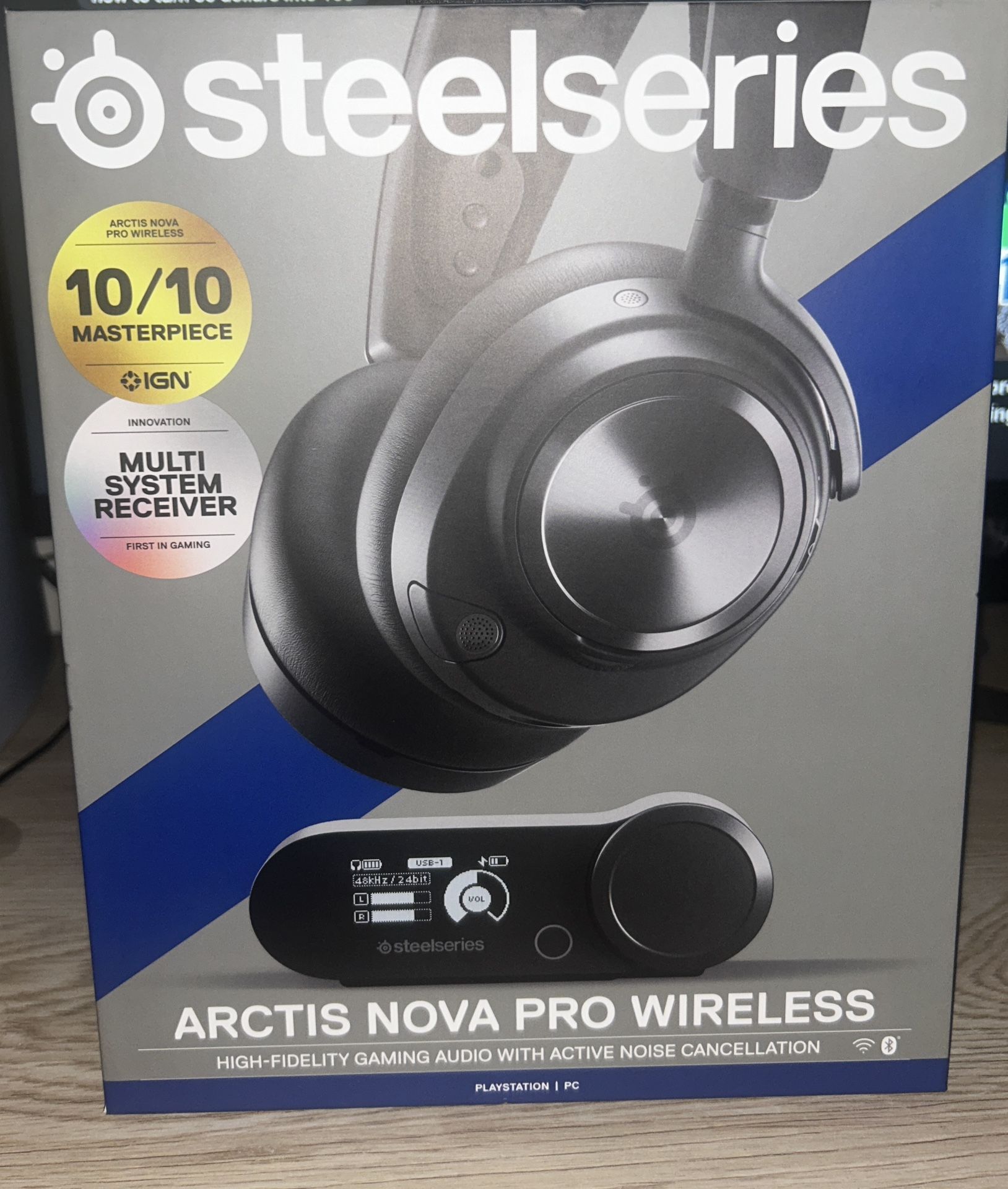 SteelSeries Arctis Nova Pro Wireless Multi-System Gaming Headset - Premium Hi-Fi Drivers