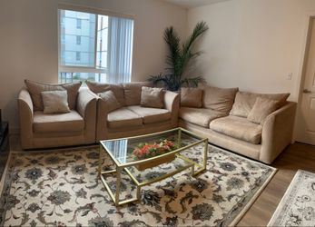 Sand Colored Couch- Set of 3