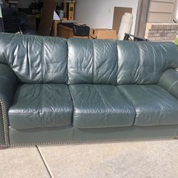 Leather Sofa And Chair