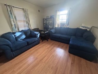 2 piece love seat and chaise - Excellent condition!