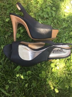 Sling back heels
