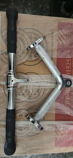 NEW 2PC CABLE ATTACHMENTS for HOME GYM CABLE PULLEY MACHINES