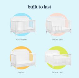 4 in 1 crib NEW IN BOX