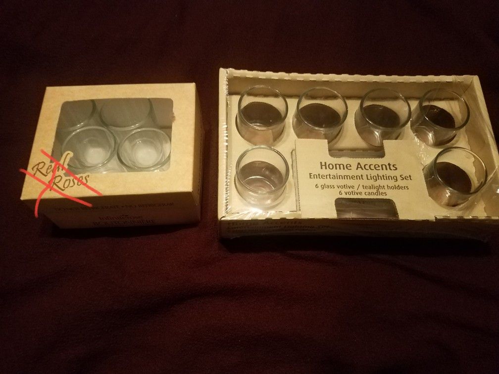 Votive candle holders (and votives)!
