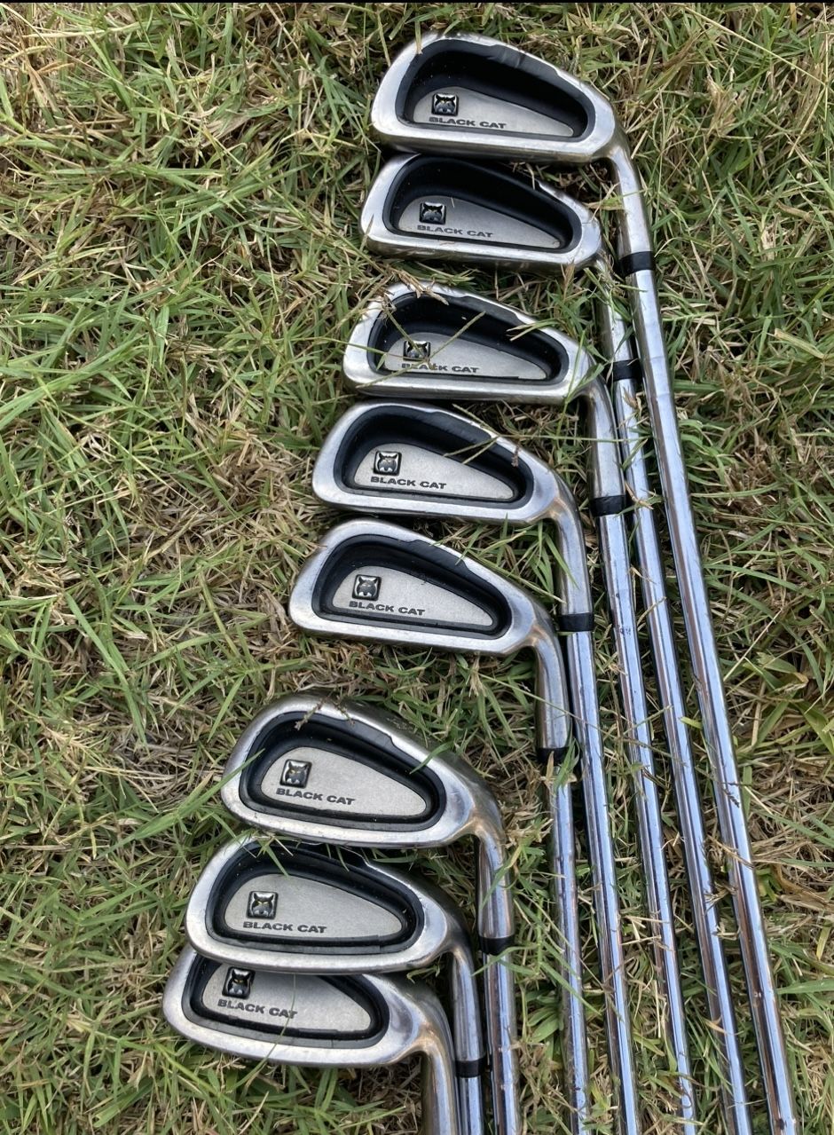 NEAR COMPLETE Lynx Black Cat Iron Set 2-P NO 7 IRON
