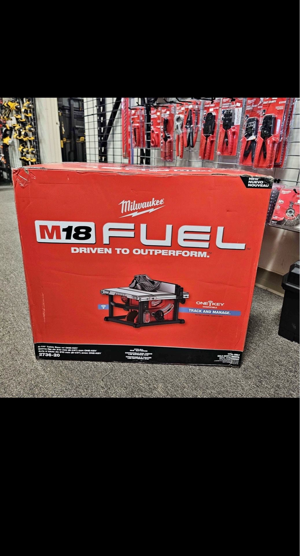 Milwaukee M18 FUEL ONE-KEY 18-Volt Lithium-Ion Brushless Cordless 8-1/4 in. Table Saw (Tool-Only)