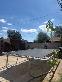 Large Rectangular Trampoline – Great Condition – Pickup Only