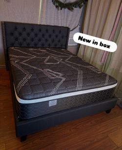New bed with mattress Queen sizes
