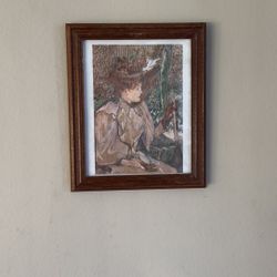 La Femme aux gants Wall art gallery wall prints