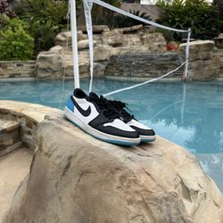 Powder Blue Jordan 1 Low, Men’s Size 10