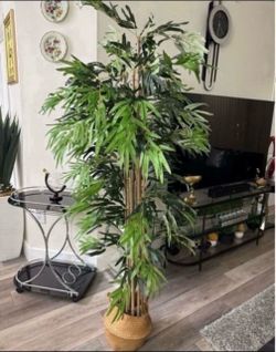 Pretty artificial plant bamboo tree 6 ft   ! Brand New