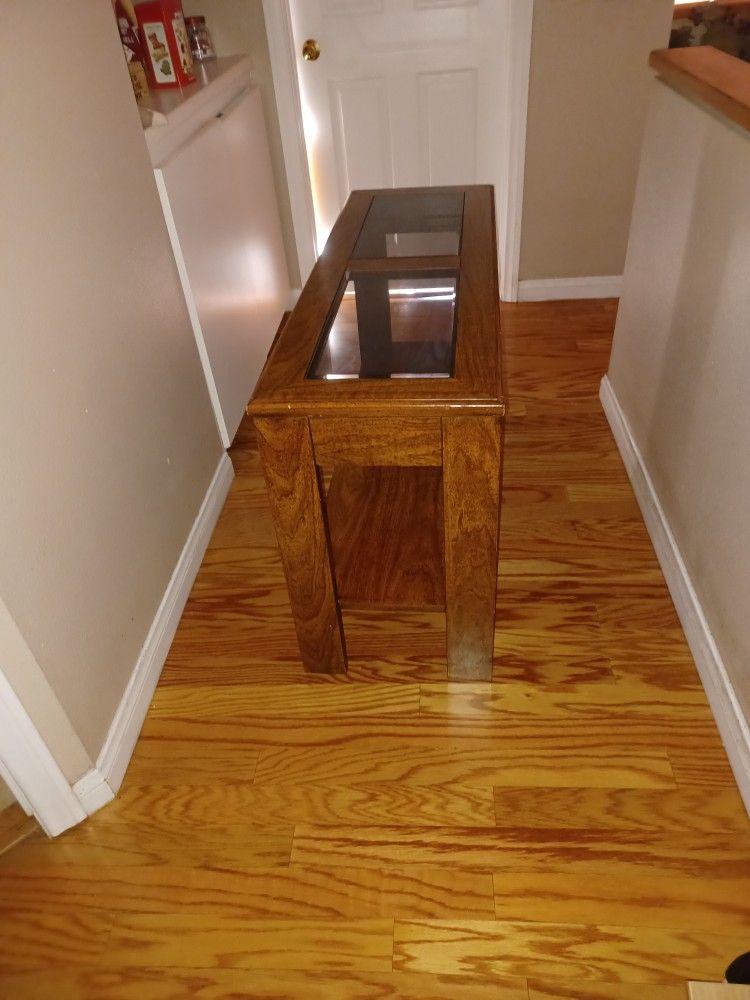 Long Table With Glass Top