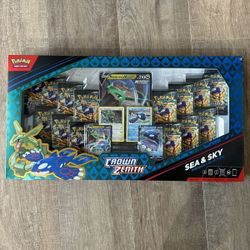 Pokemon Crown Zenith Sea and Sky box Fully Sealed. 