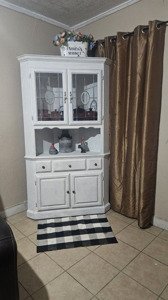 Real Wood 🪵 Hutch Corner Size 45 :Wide 76:H