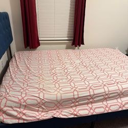 Double bed with mattress